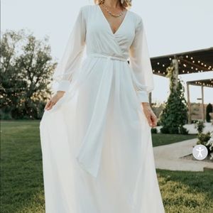 🤍 Baltic Born Lydia Maxi Dress, Off White Medium